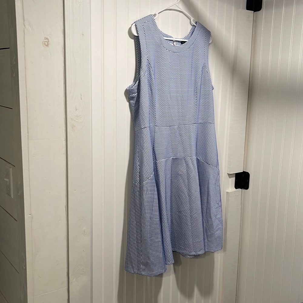 Tommy Hilfiger blue/white dress size 16